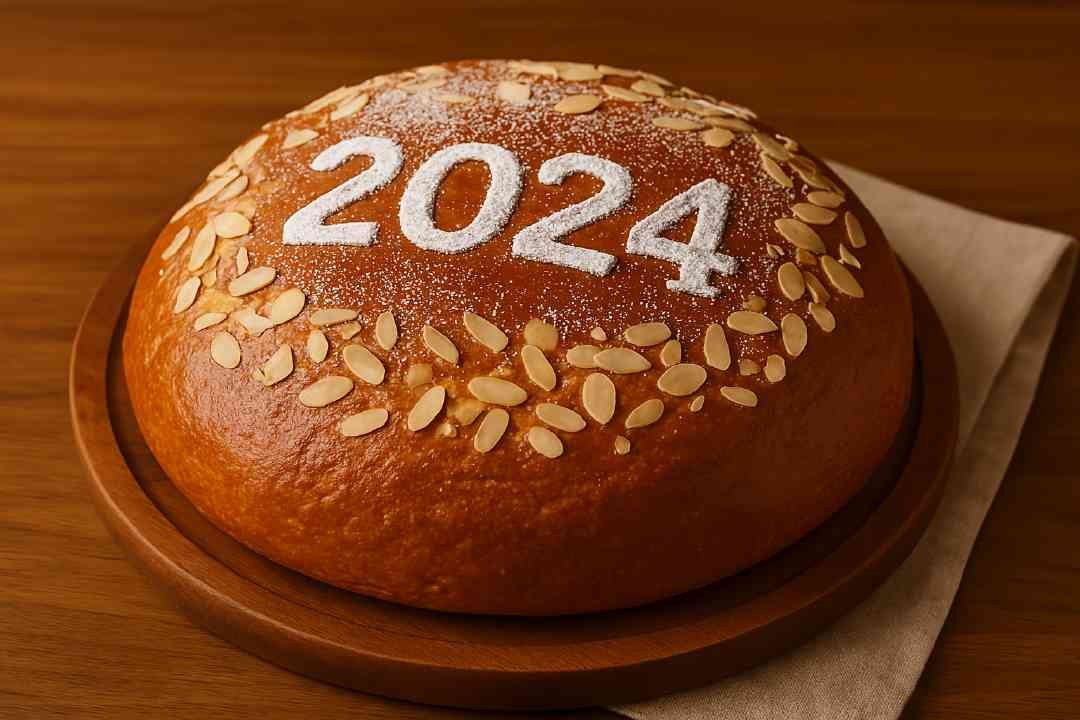 Vasilopita Bread Recipe (Greek New Year’s Bread) - Bread